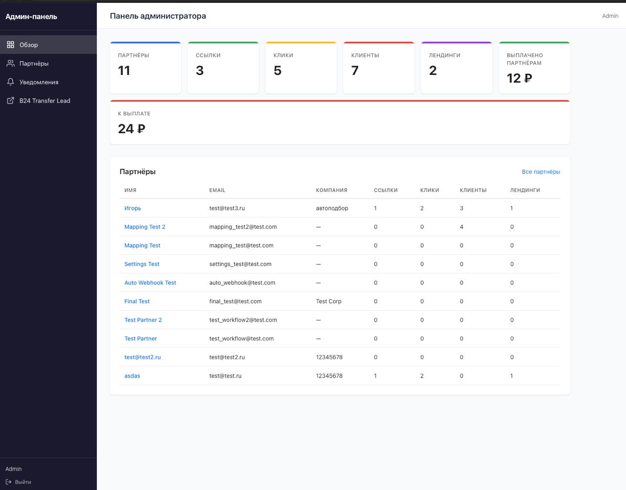 Партнёрский портал Bitrix24